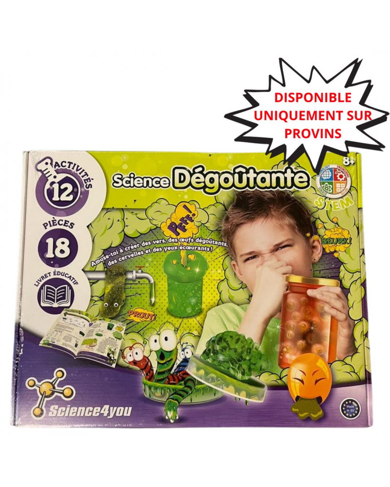 Science4you – science dégoûtante - jouet enfant - jeu educatif et